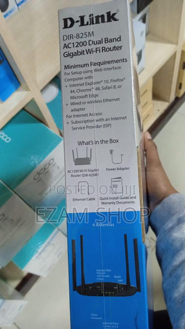 D-Link Ac1200 Wi-Fi Gigabit Router Dir-825m - thumbnail 4