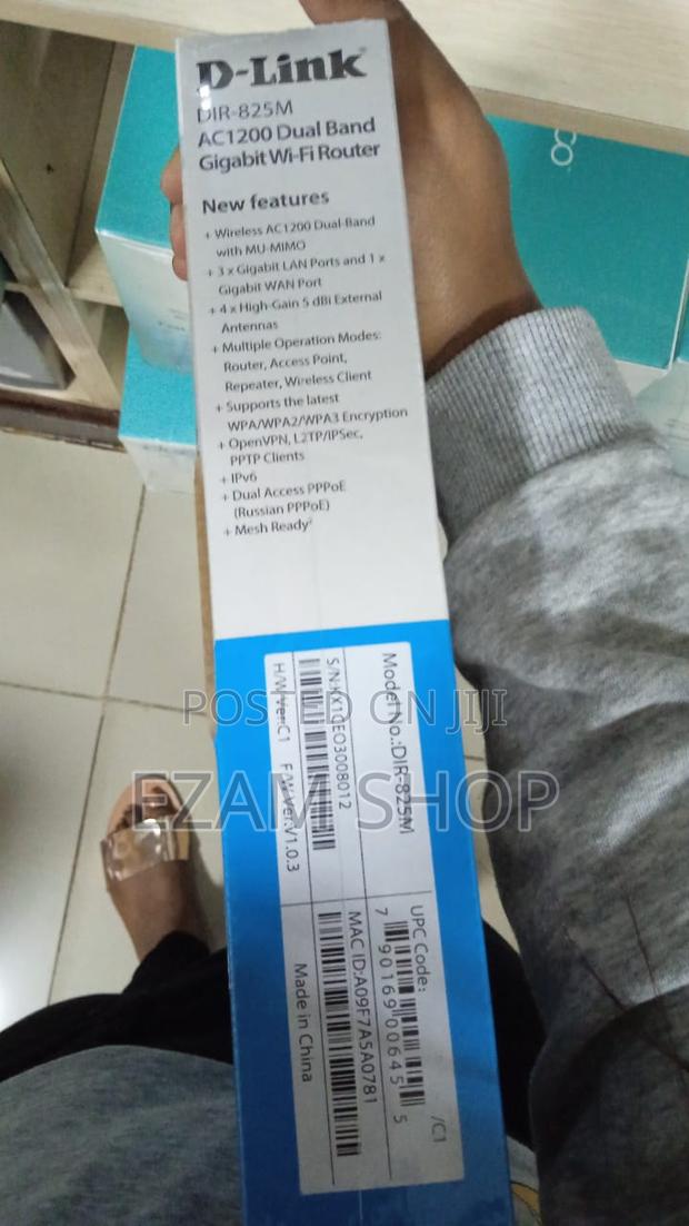 D-Link Ac1200 Wi-Fi Gigabit Router Dir-825m - thumbnail 5