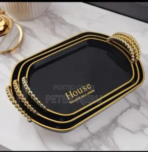 3 PCS He House Tray Black at 2100