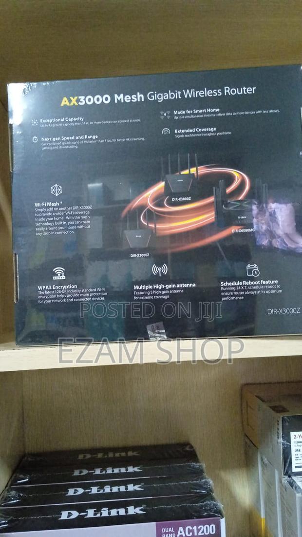 D-Link Ax3000 Mesh Gigabit Wireless Router - thumbnail 5