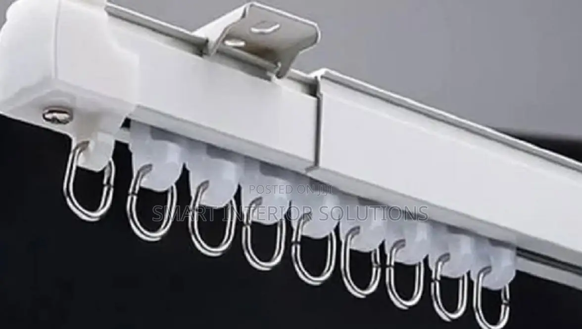 Elegant Single Straight Curtain Rails