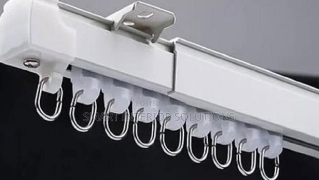 Elegant Single Straight Curtain Rails