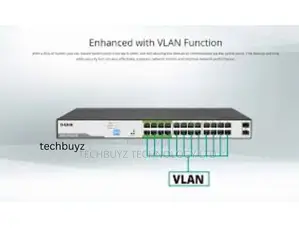 D-Link 26port Gigabit Poe Switch,24 Poe+Port8 Long 250m/2sfp
