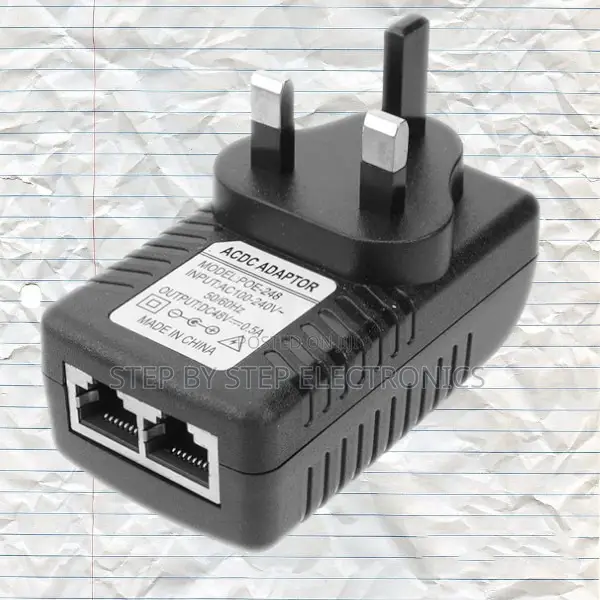 Reduced Cable Clutter 24 Volts 1a Poe Injector Power Adapter