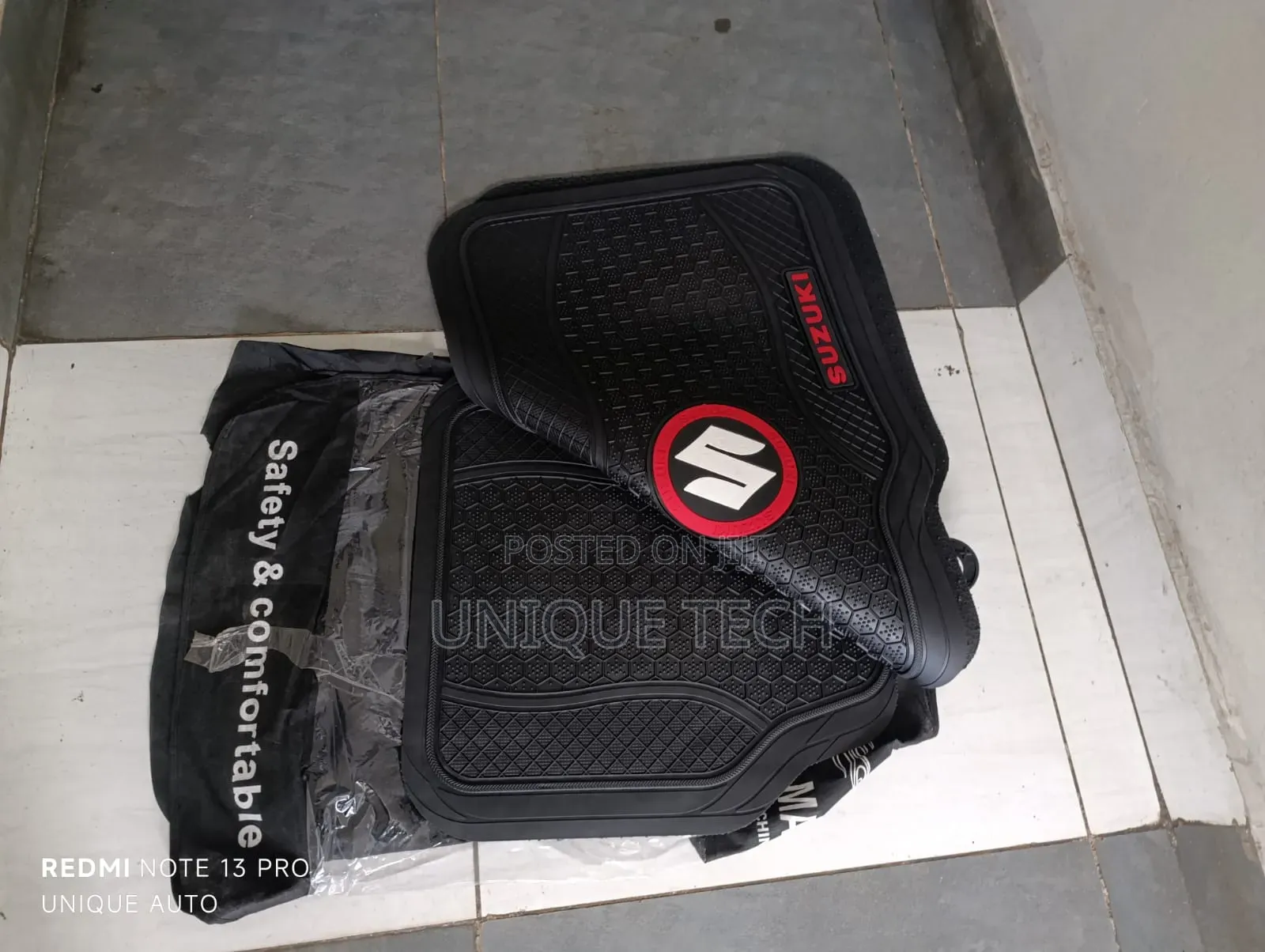 Suzuki Floor Mats 5pcs Set / Branded Rubber Floor Mats