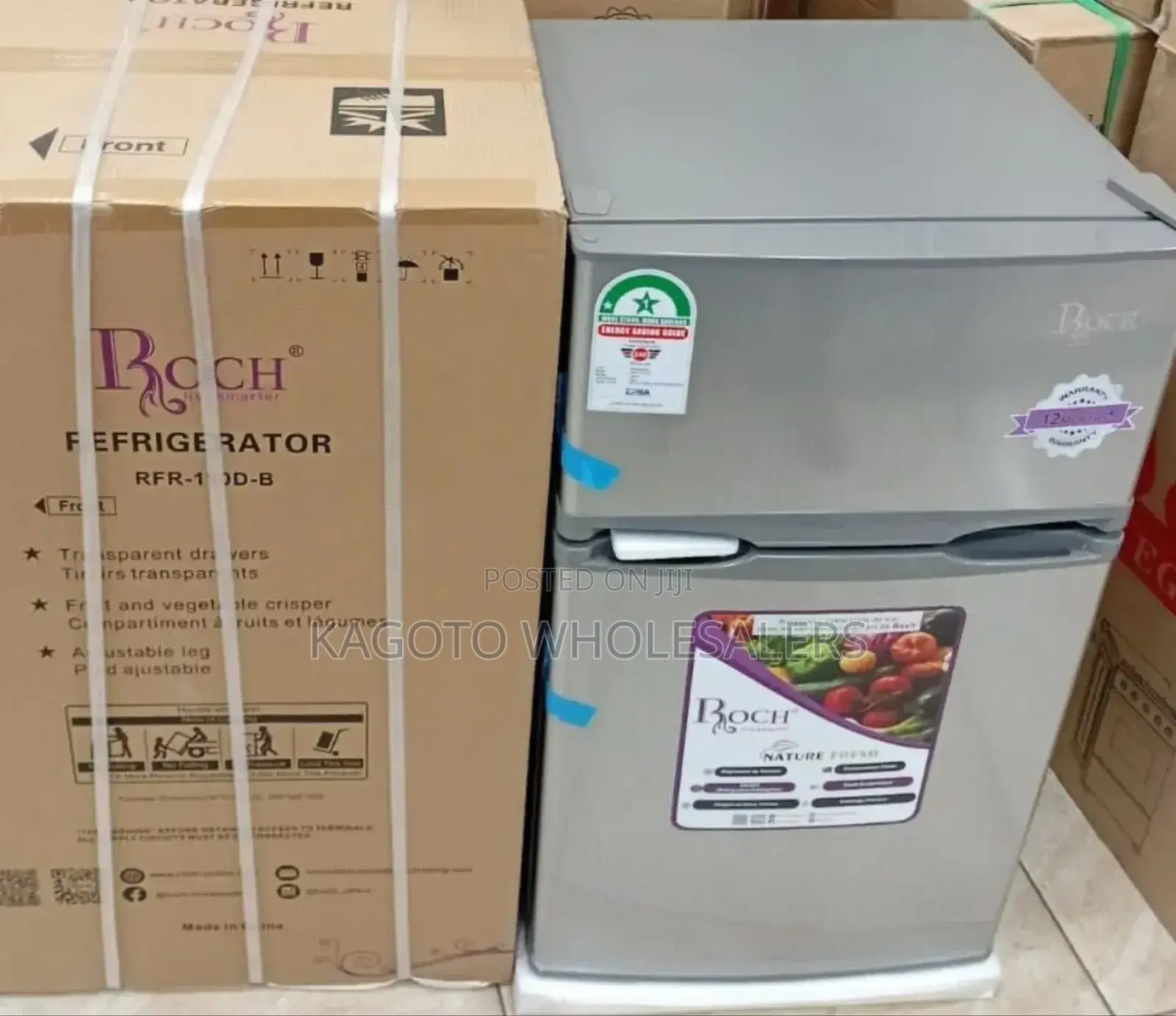 Roch 98litres Fridge Double Door