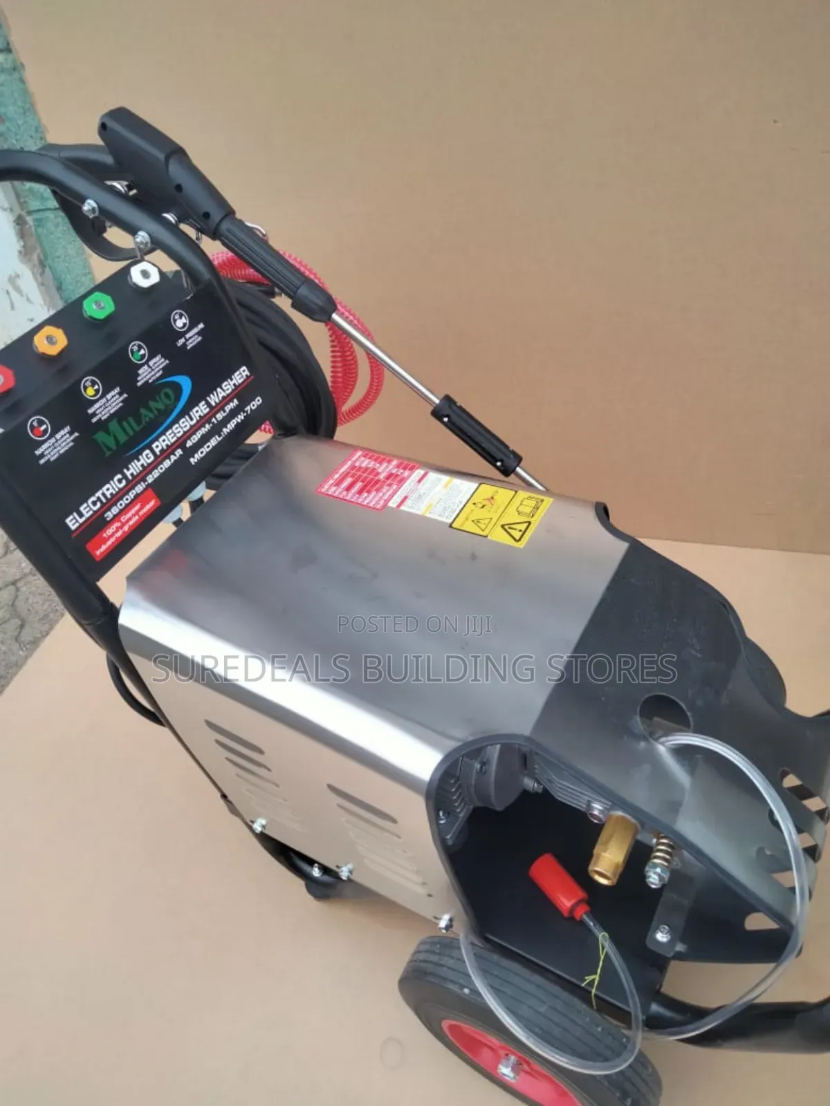 Milano 3600 Psi Electric High Pressure Washer-3hp