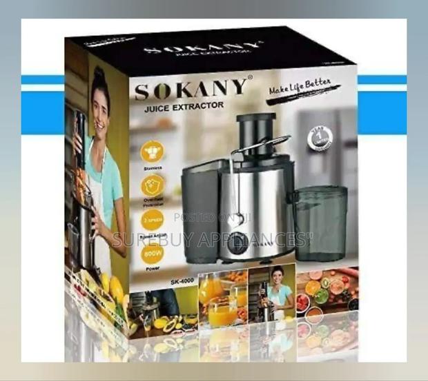 800 Watts Sokany Juicer - main view