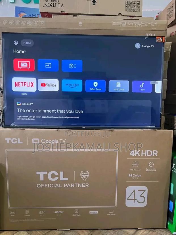 Tcl 43” Inch Google Uhd (43 V6c ) 2025 Model - thumbnail 3