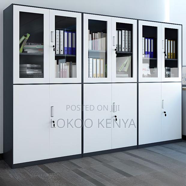 Office Cabinet: Keyed Office Storage Cupboard - main view