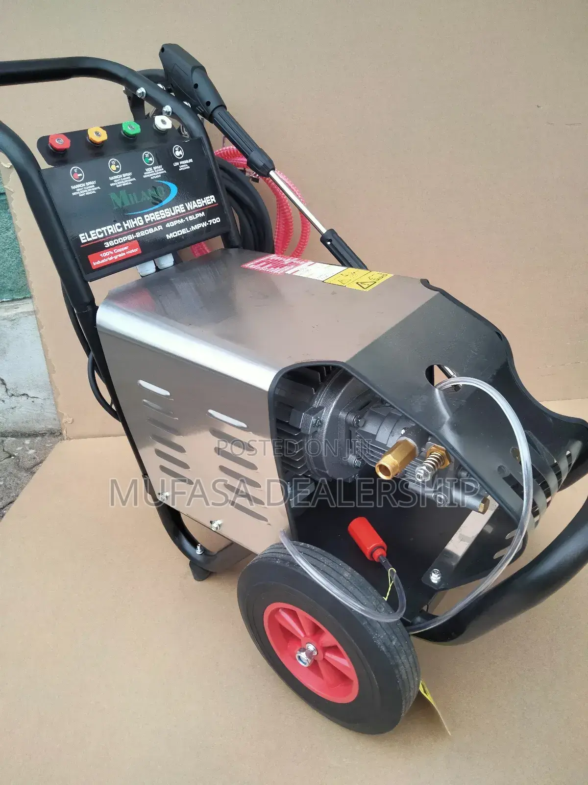MPW-700 Electric High Pressure Washer/Car Wash