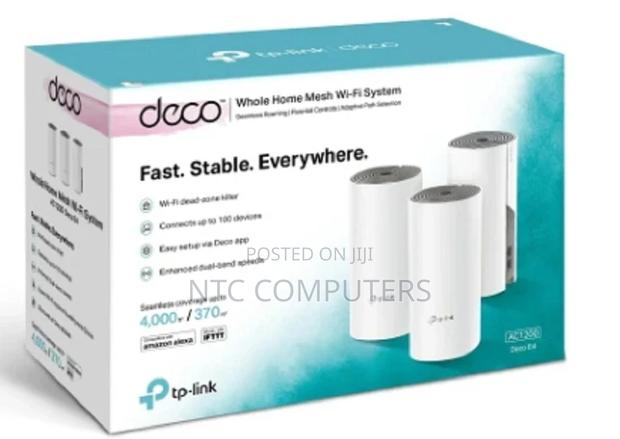Tp-Link Deco E4 Ac1200 Whole Home Mesh Wi-Fi System (3 Pack) - main view