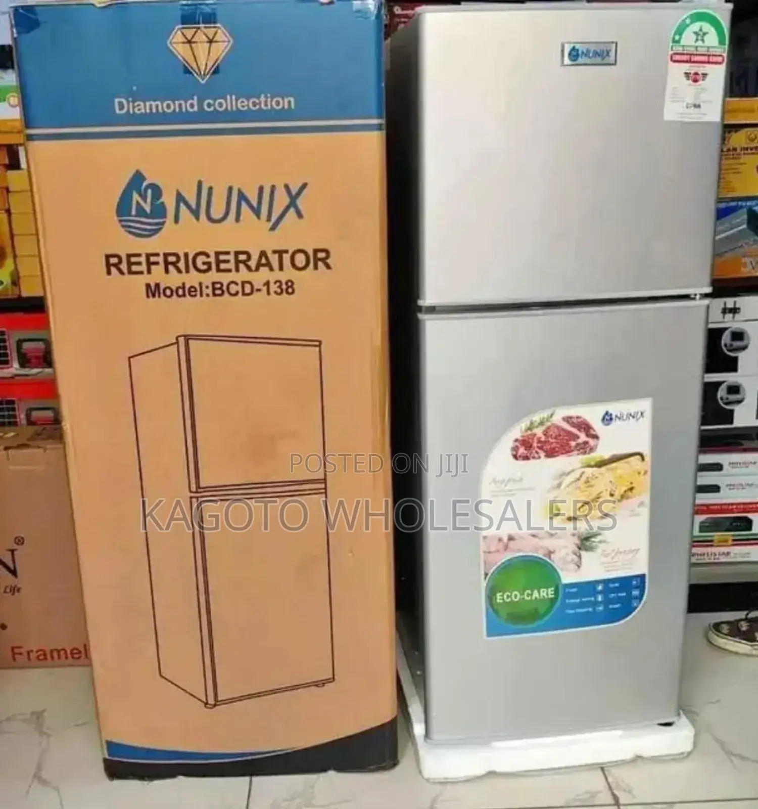 Nunix 138litres Fridge Double Door