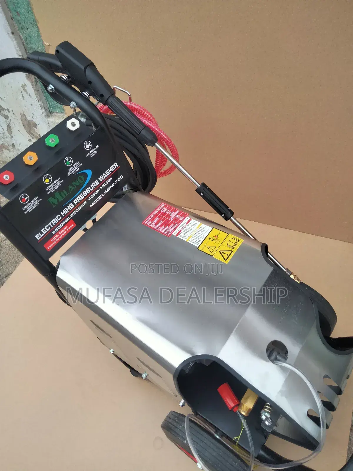 Electric Pressure Washer Machine Milano Brand