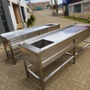 Custom Made Kitchen Stainless Steel Shelves, Tables, Sinks