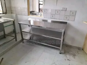 Custom Made Kitchen Stainless Steel Shelves, Tables, Sinks