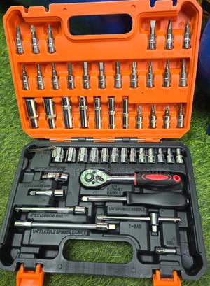 Socket Wrench Set/1⁄4inch Socket Wrench Set 53pcs - thumbnail 2