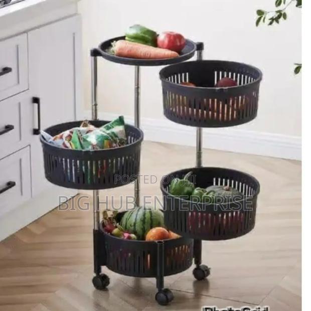 4-Tier Round Fruit Rack - main view