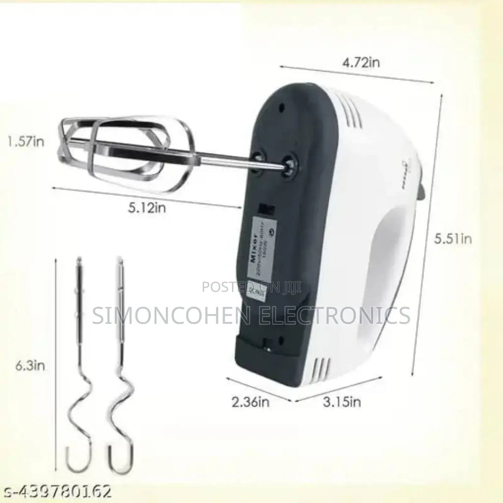 High Power Skoedi Hand Mixer