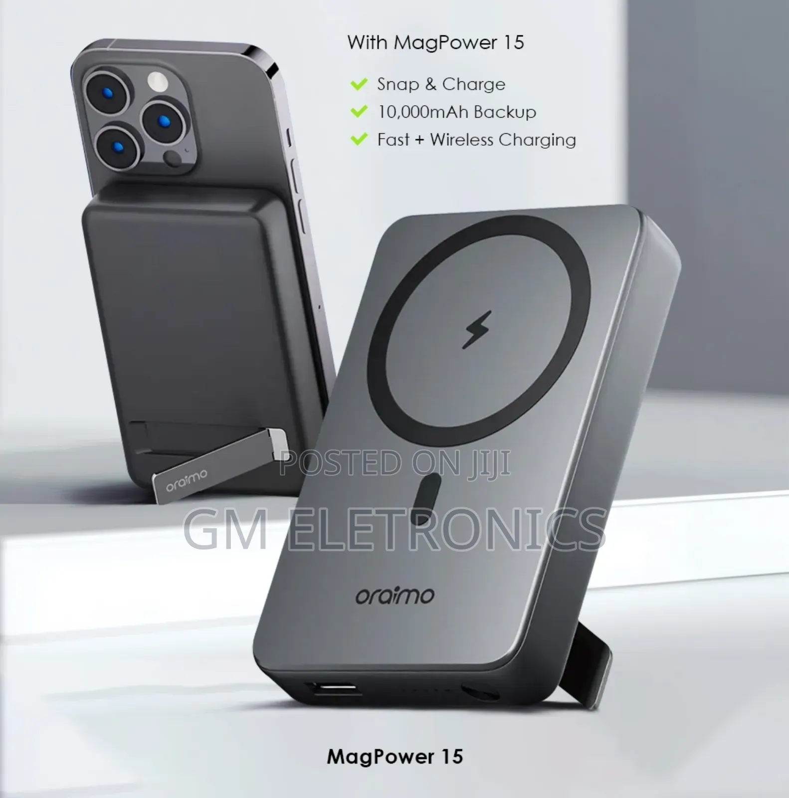 10,000mah Magnetic Fast 22.5w + Wireless Charging Powerbank