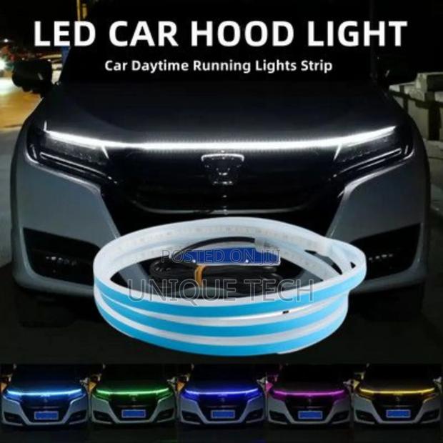 Led Bonnet Light 1.8m /Stylish Hood Glow Strip Red,Blue,Pink