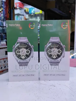 Hainoteko Smartwatch Rw-67 With 3 Straps