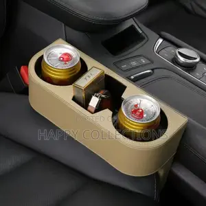 *Car Cup Holder With Quality Leather Cover*