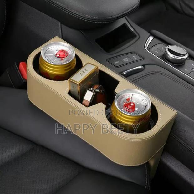 *Car Cup Holder With Quality Leather Cover* - main view