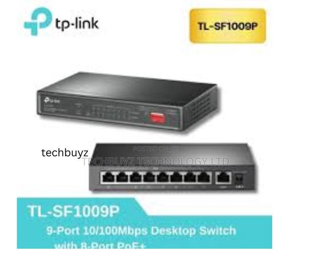Tp-Link 9-Port 10/100mbps Desktop Switch With 8-Port Poe+ - - thumbnail 2