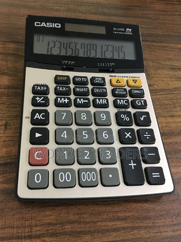 Casio Calculator Dj-240 D - main view