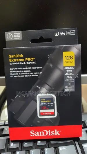 Sandisk 128gb 300mbps Extreme Pro Uhs-Ii SDXC Memory Card