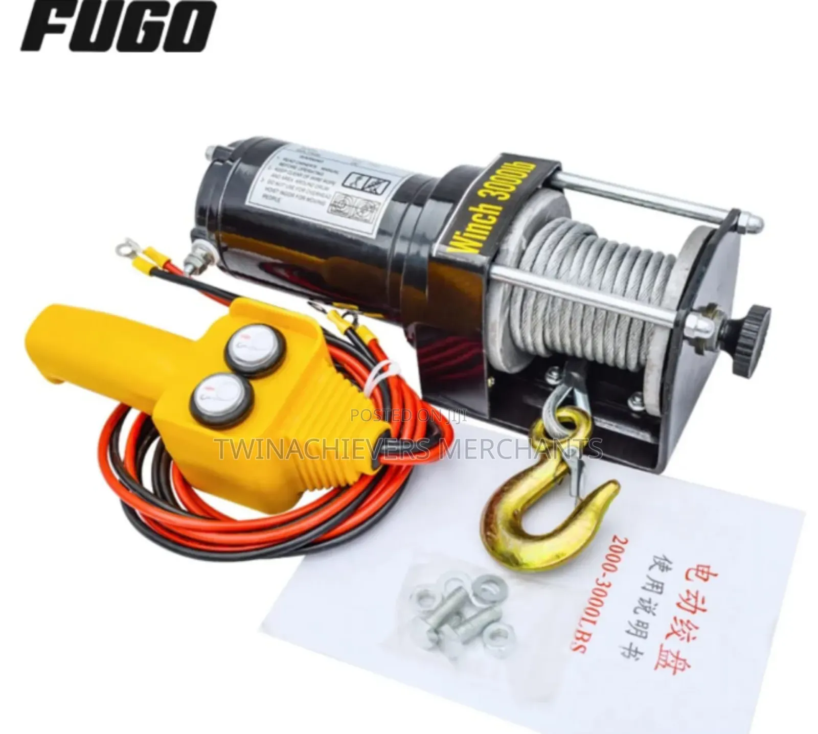 Winch,Electric/Dc Winch 1350kgs/3000lb