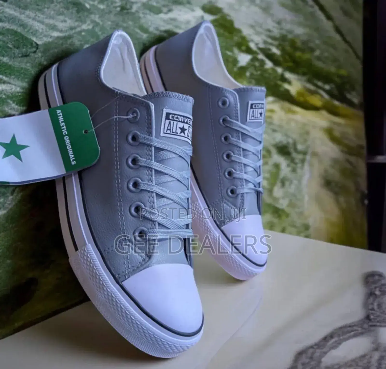 Leather Converse Rubber Shoes