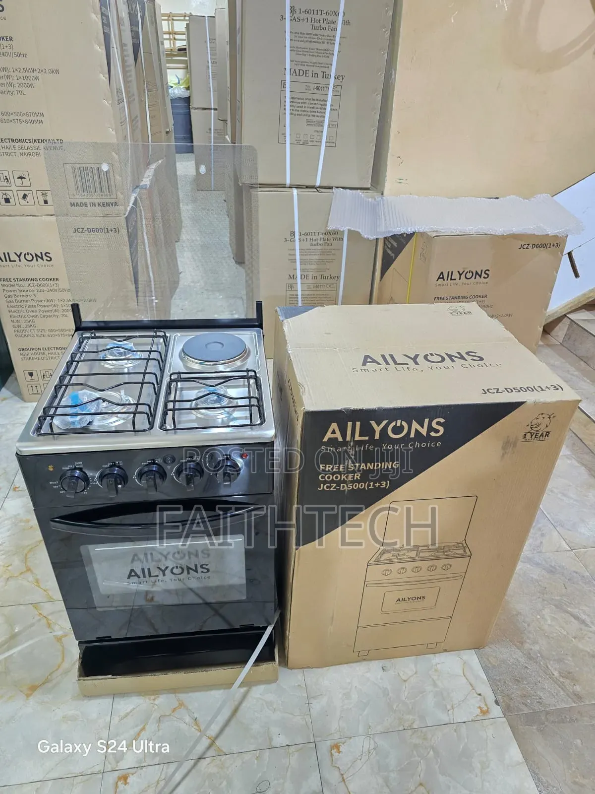 50*55 Ailyons 3+1 Standing Cooker