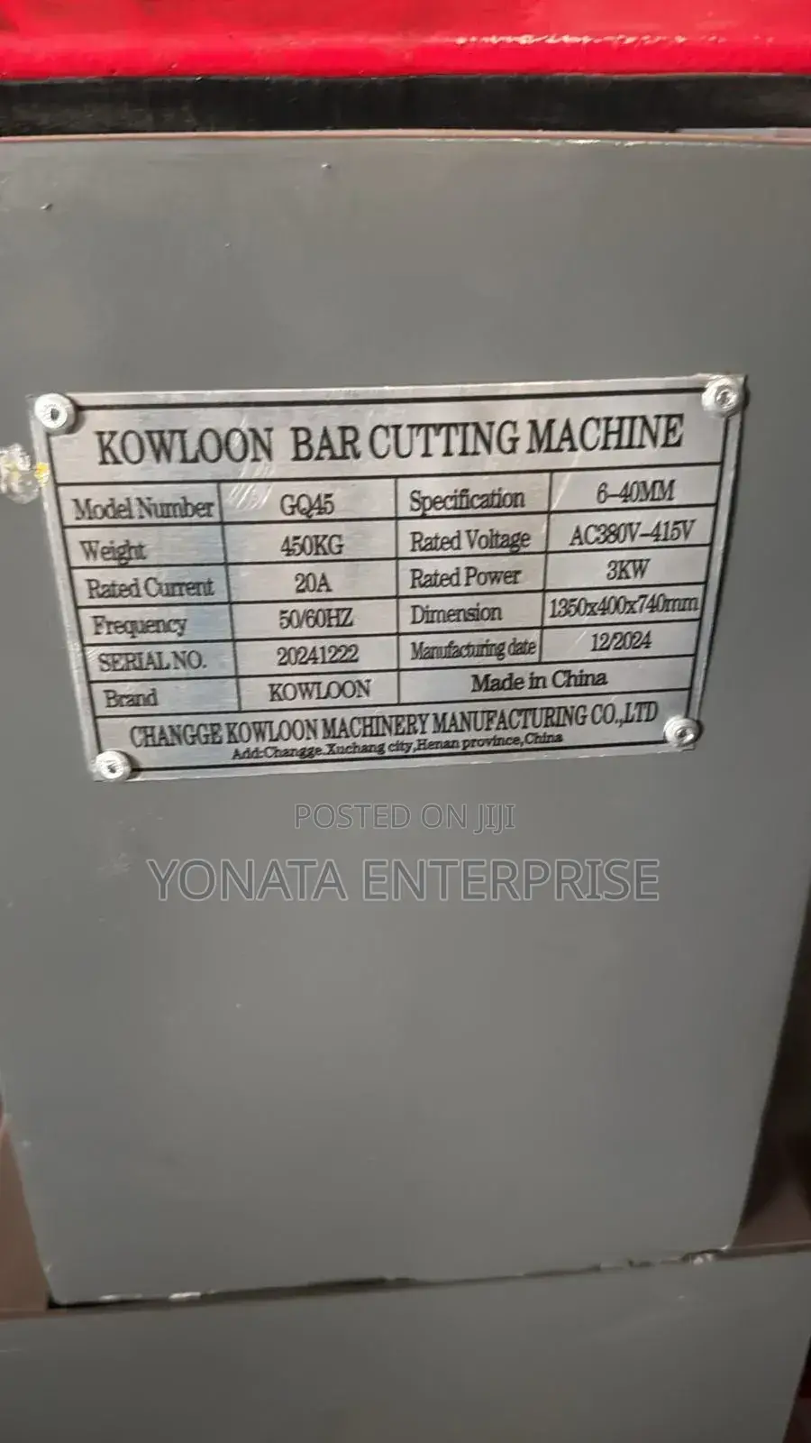 Heavy Duty Steel Bar Cutting Machine