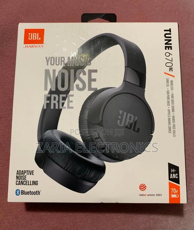 Jbl Tune 670nc Headphones, Noise Cancelling