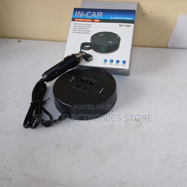 150 Watts Dc 12v to Ac 220v Converter Outlets 2 Usb Inverter