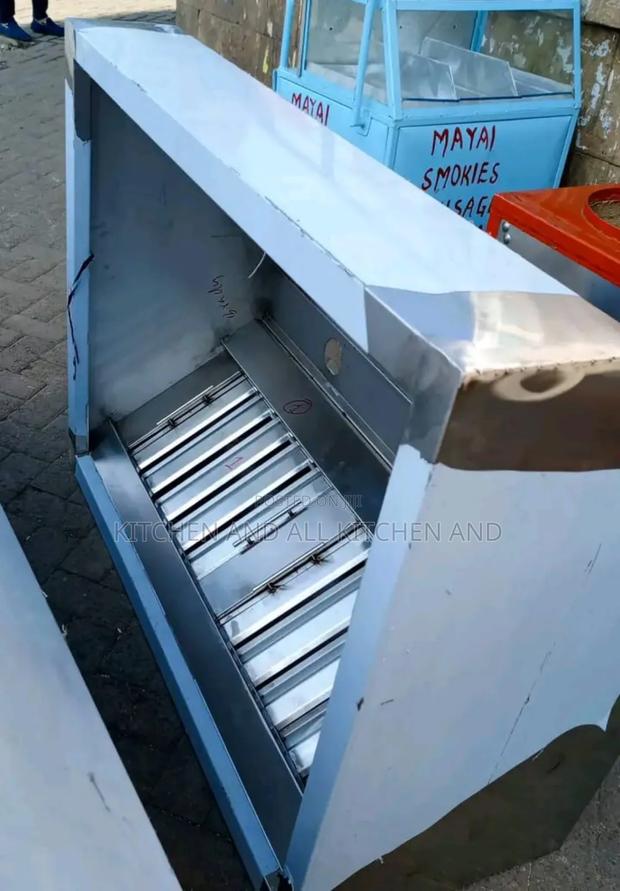 Bubbly Stainless Steel Kitchen Hood - main view