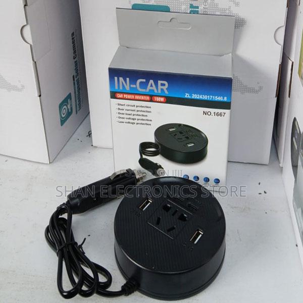 2 Usb Universal Socket Power Adapter Dc 12v to Ac 220v - main view