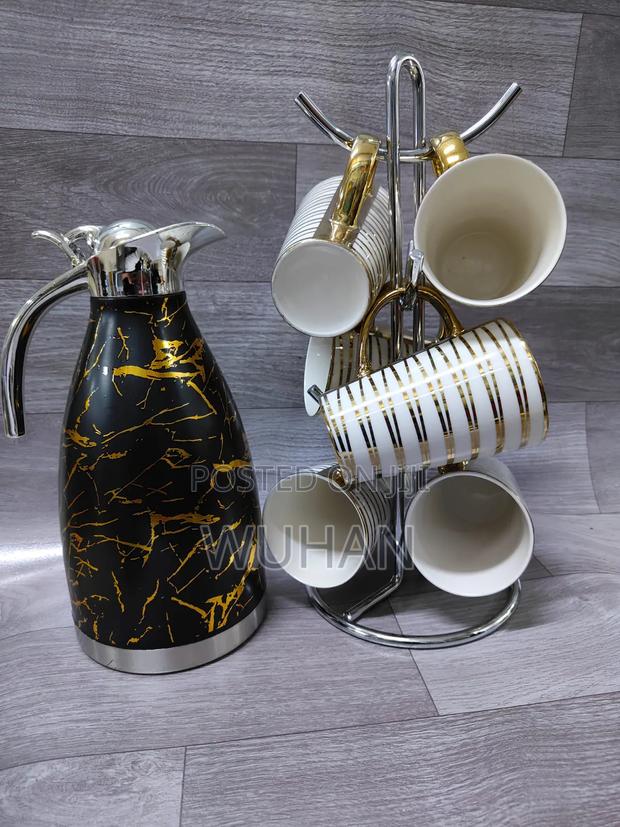 Breakfast Combo Ceramic,Flask and Mugs - main view