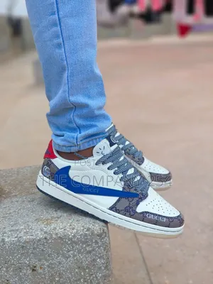 Quality Leather Casual Nike Gucci Travi Scot Sneakers Shoes
