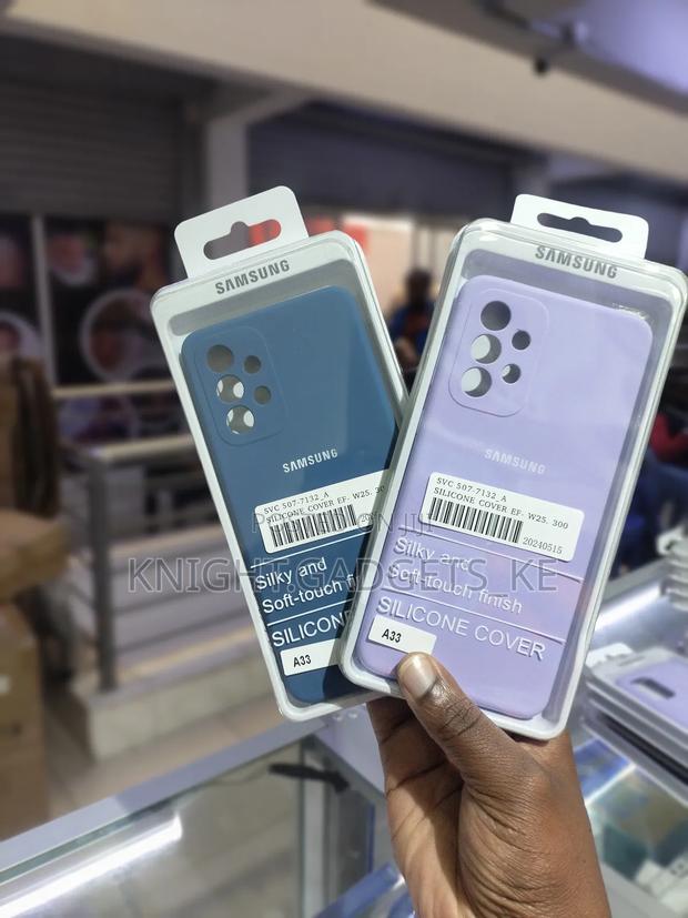 White- Samsung A33 Phone Case! - main view