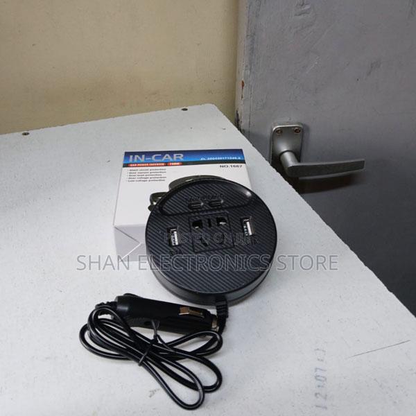 Black Dual Usb - Car Cigarette Lighter Socket 150w