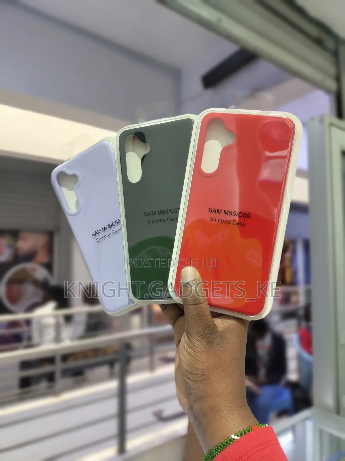 Galaxy M55//C55 Back Silicone Case!!