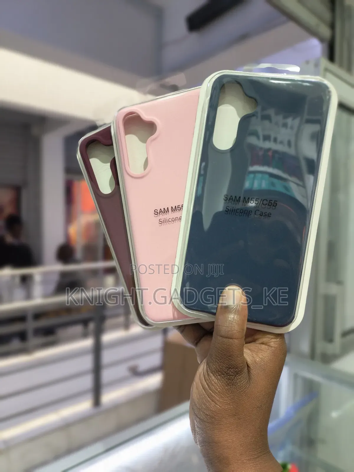 Galaxy M55//C55 Back Silicone Case!!