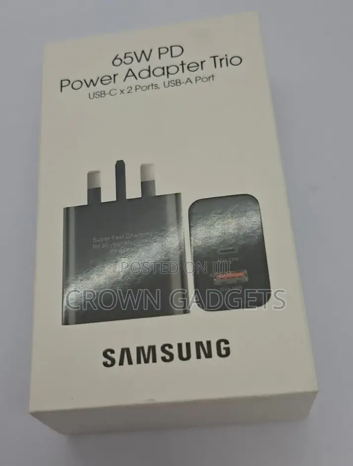 Samsung Super Fast 65w Charger – For Phones Laptops