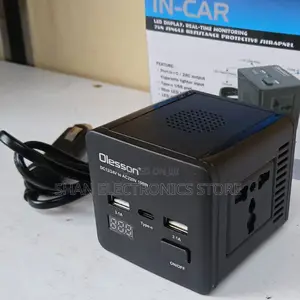 Led Display Intelligent Car Power Inverter – 150w
