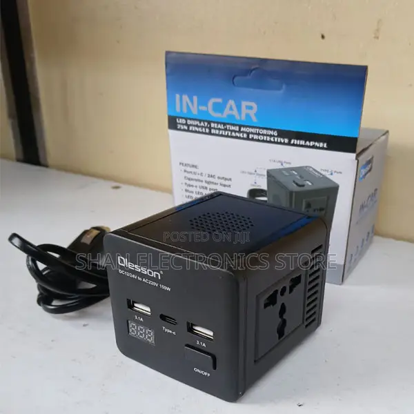 Intelligent Olesson – 150w Car Power Inverter