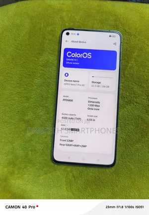 New Oppo Reno7 Pro 5G 256 GB Blue