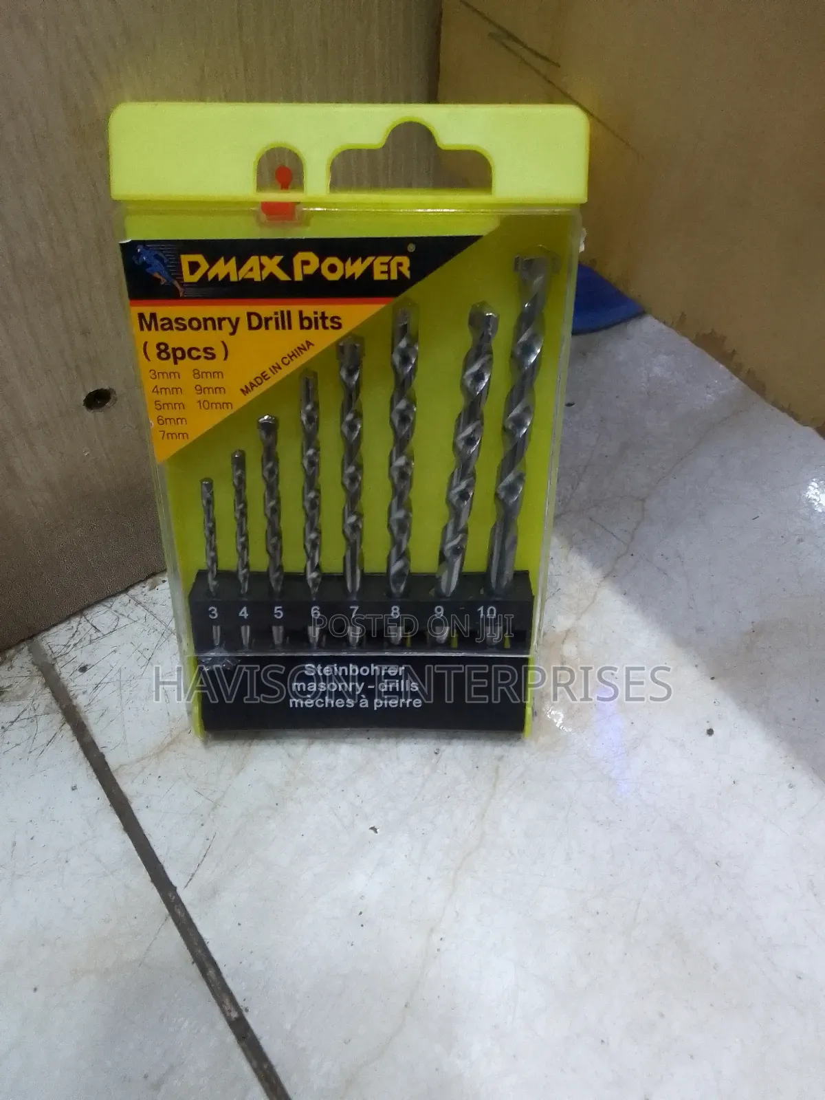 8 PCS Masonary Drill Bits